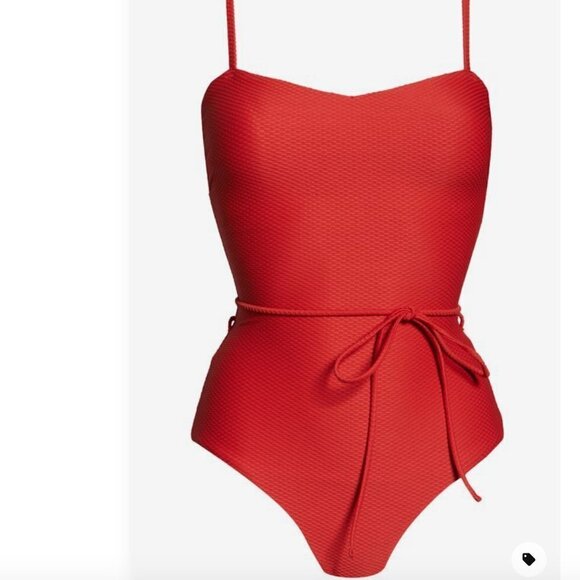 Chelsea28 Easy Retro Textured One-Piece Swimsuit - Picture 2 of 7